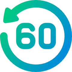 Button Go Backward 60 Icon from Plump Gradient Set