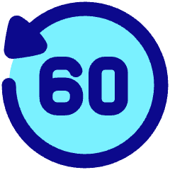 Button Go Backward 60 Icon from Plump Pop Set