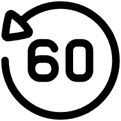 Button Go Backward 60 Icon from Plump Line Set