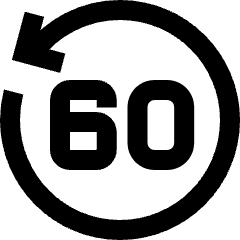 Button Go Backward 60 Icon from Sharp Line Set