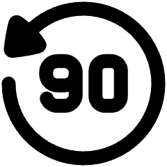 Button Go Backward 90 Icon from Plump Remix Set