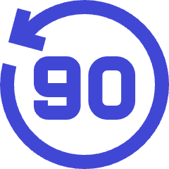 Button Go Backward 90 Icon from Sharp Duo Set