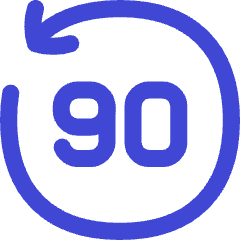 Button Go Backward 90 Icon from Flex Duo Set