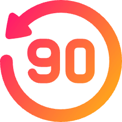 Button Go Backward 90 Icon from Plump Gradient Set