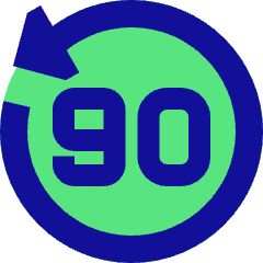 Button Go Backward 90 Icon from Sharp Pop Set