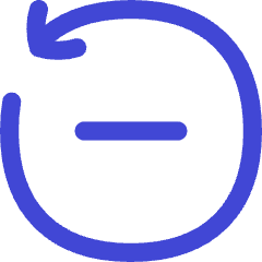 Button Go Backward Icon from Flex Duo Set