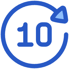 Button Go Forward 10 Icon from Plump Duo Set