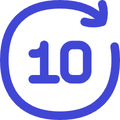 Button Go Forward 10 Icon from Flex Duo Set