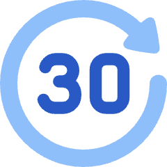 Button Go Forward 30 Icon from Plump Flat Set