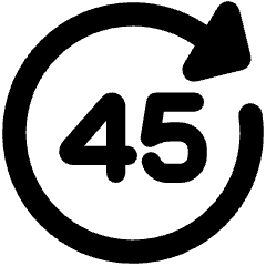 Button Go Forward 45 Icon from Core Remix Set