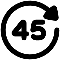 Button Go Forward 45 Icon from Plump Remix Set