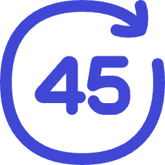 Button Go Forward 45 Icon from Flex Duo Set