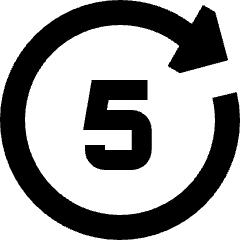 Button Go Forward 5 Icon from Sharp Remix Set