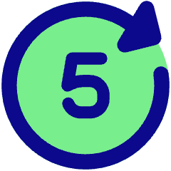 Button Go Forward 5 Icon from Core Pop Set