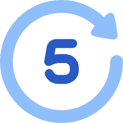 Button Go Forward 5 Icon from Plump Flat Set