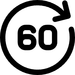Button Go Forward 60 Icon from Core Line Set