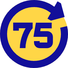 Button Go Forward 75 Icon from Sharp Pop Set