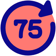 Button Go Forward 75 Icon from Core Pop Set