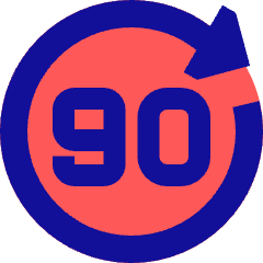 Button Go Forward 90 Icon from Sharp Pop Set