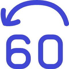 Button Jump Backward 60 Icon from Flex Duo Set