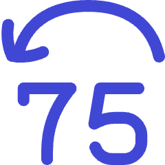 Button Jump Backward 75 Icon from Flex Duo Set