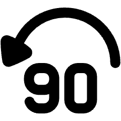 Button Jump Backward 90 Icon from Plump Remix Set