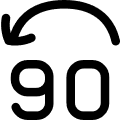 Button Jump Backward 90 Icon from Flex Line Set