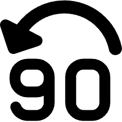 Button Jump Backward 90 Icon from Core Remix Set