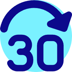 Button Jump Forward 30 Icon from Core Pop Set