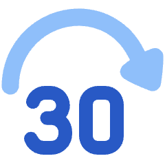 Button Jump Forward 30 Icon from Plump Flat Set