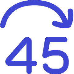 Button Jump Forward 45 Icon from Flex Duo Set