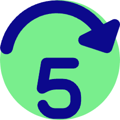 Button Jump Forward 5 Icon from Core Pop Set