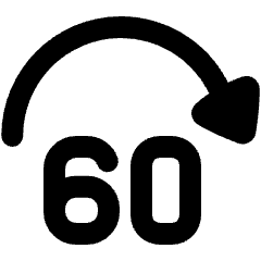 Button Jump Forward 60 Icon from Plump Remix Set