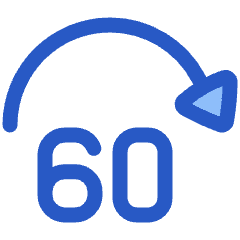 Button Jump Forward 60 Icon from Plump Duo Set