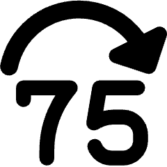 Button Jump Forward 75 Icon from Core Remix Set