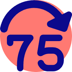 Button Jump Forward 75 Icon from Core Pop Set