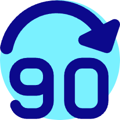Button Jump Forward 90 Icon from Core Pop Set