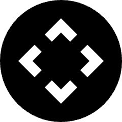 Button Move Circle Icon from Sharp Solid Set