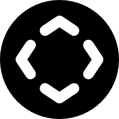 Button Move Circle Icon from Core Solid Set