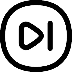 Button Next Circle Icon from Flex Line Set