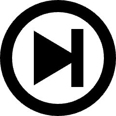 Button Next Circle Icon from Sharp Remix Set