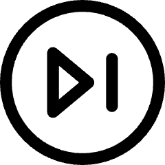 Button Next Circle Icon from Core Line Set