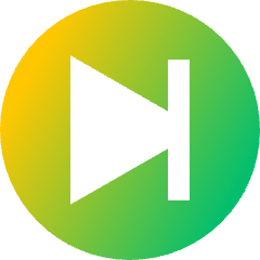 Button Next Circle Icon from Sharp Gradient Set