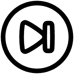 Button Next Circle Icon from Plump Line Set