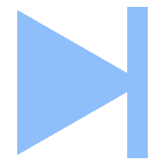 Button Next Icon from Sharp Flat Set