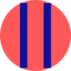 Button Pause 1 Icon from Sharp Pop Set