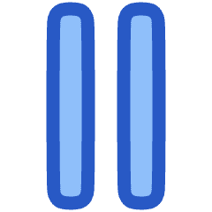 Button Pause 1 Icon from Plump Duo Set