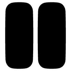 Button Pause 2 Icon from Plump Solid Set