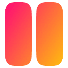 Button Pause 2 Icon from Plump Gradient Set