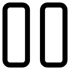 Button Pause 2 Icon from Core Line Set